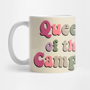 Funny Camping saying travel lover queen of the camper road trip gift shirt Mug